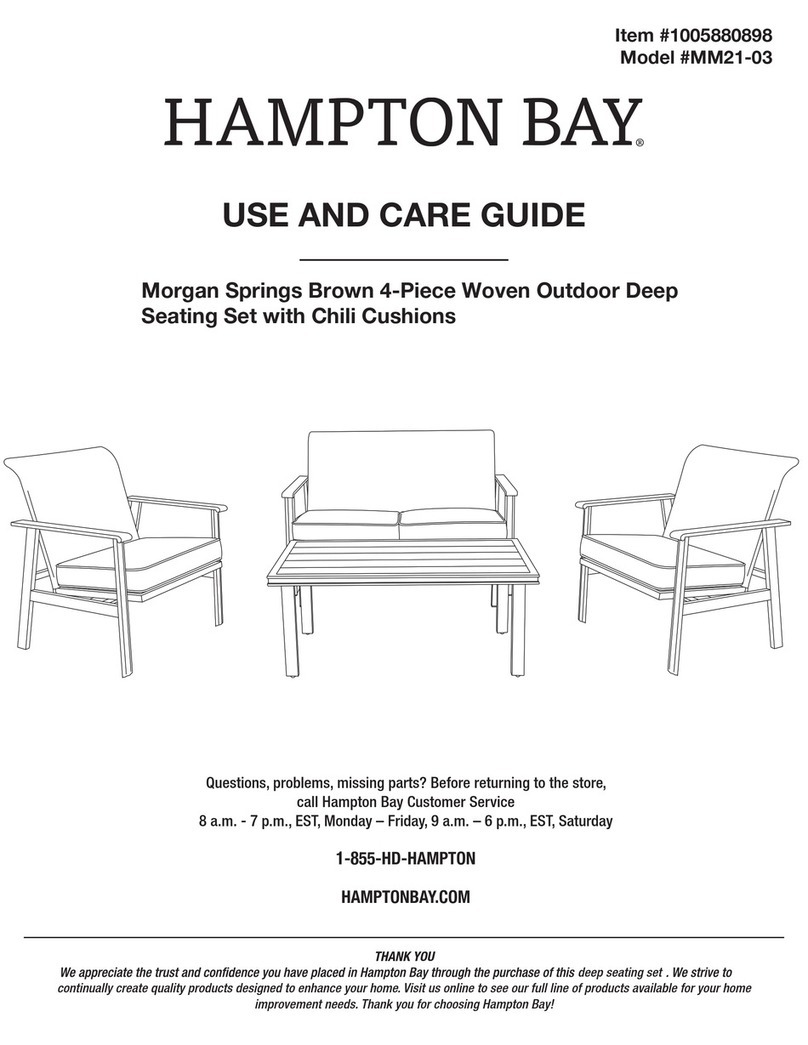 HAMPTON BAY Morgan Springs MM21-03 User manual