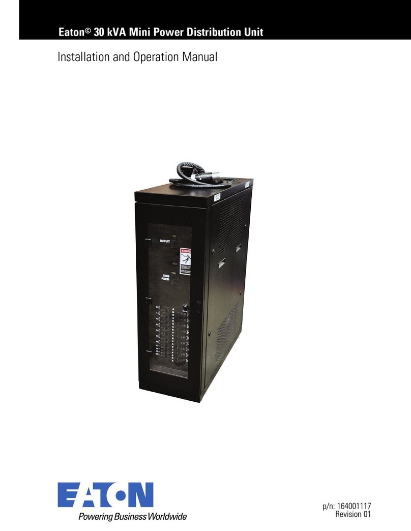 Eaton Mini PDU Installation and operation manual