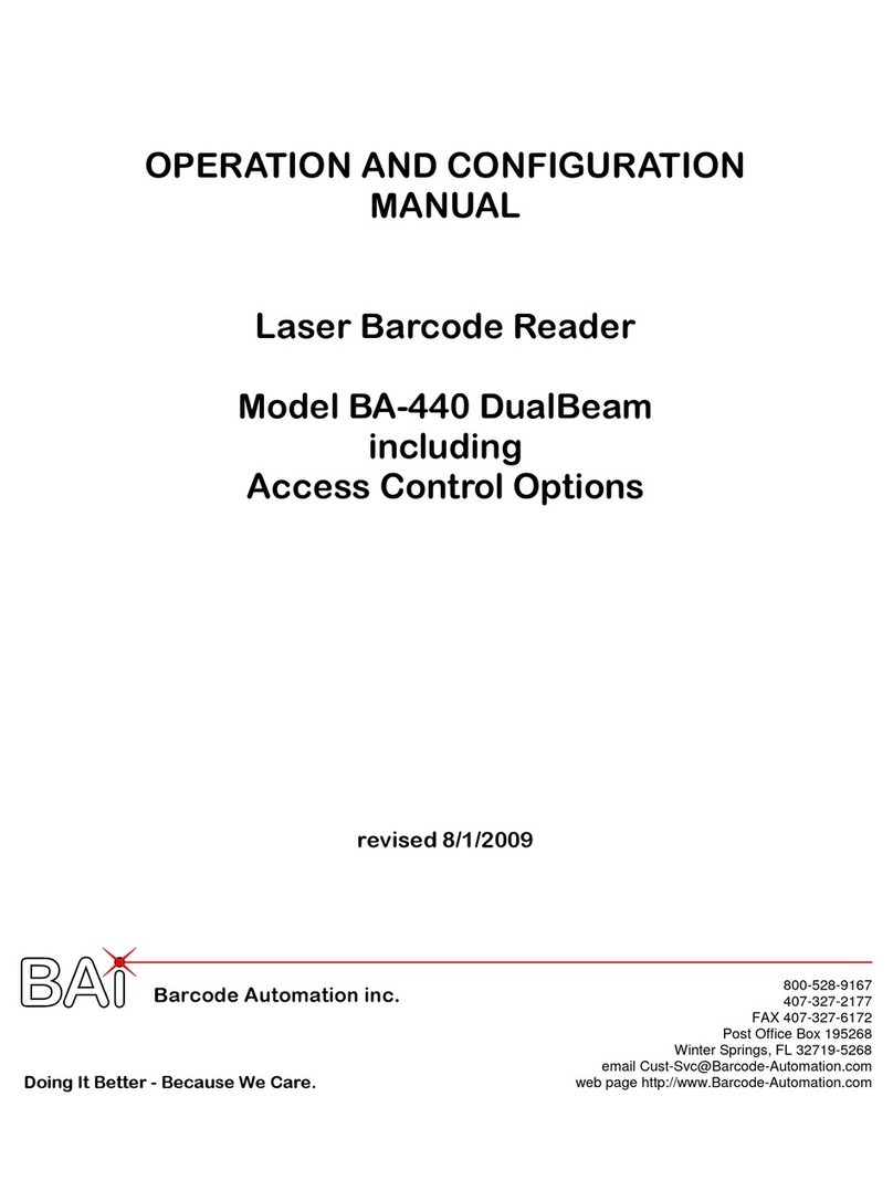 Bai BA-440 DualBeam OPERATION AND CONFIGURATION MANUAL