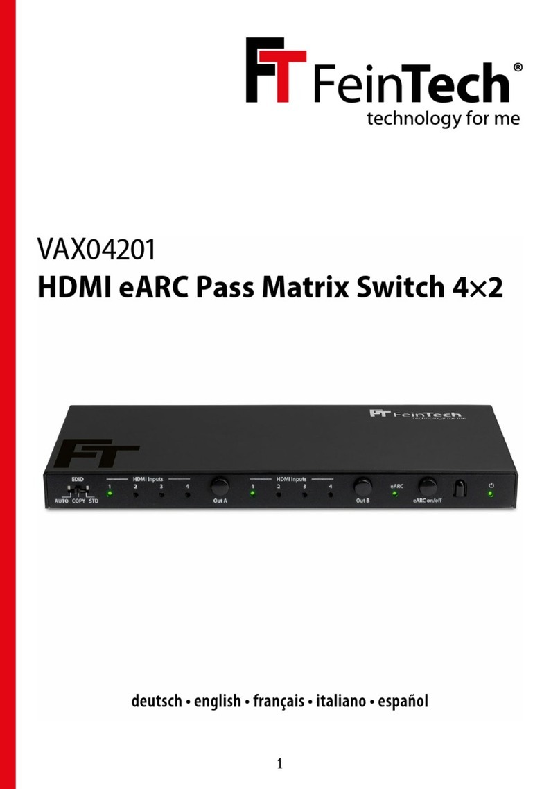 FeinTech VAX04201 Instruction Manual and Technical Service