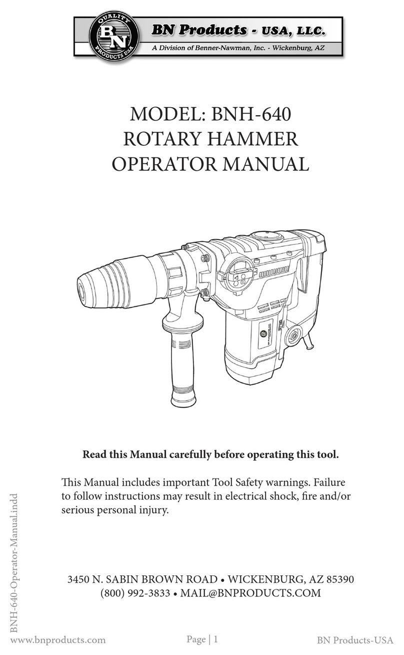 BN Products BNH-640 Operator's manual