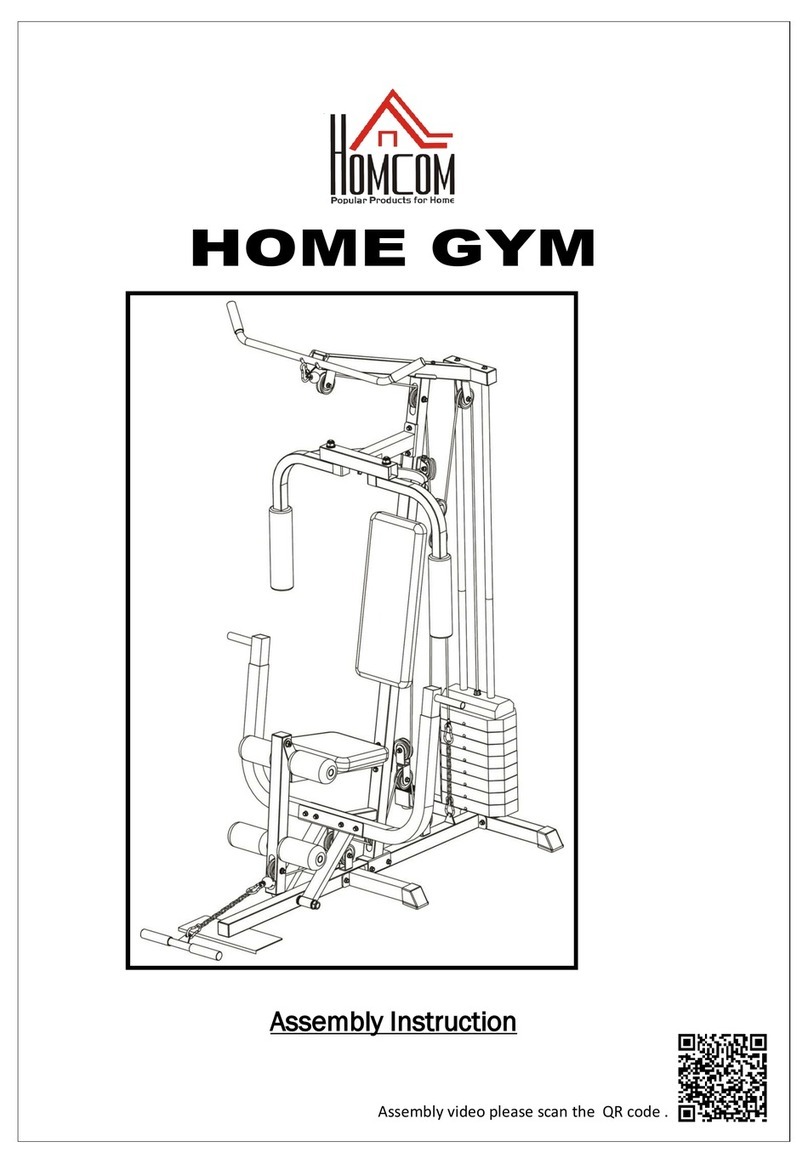 HOMCOM HOME GYM User manual