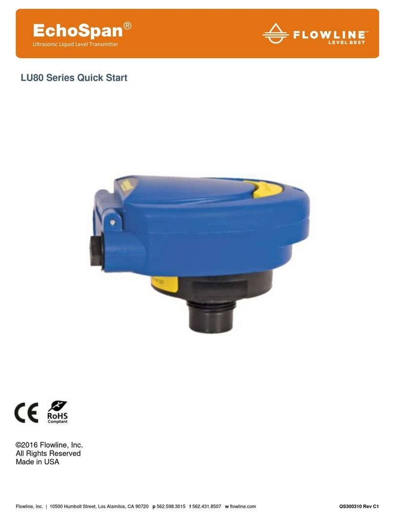 FlowLine EchoSpan LU80 series User manual
