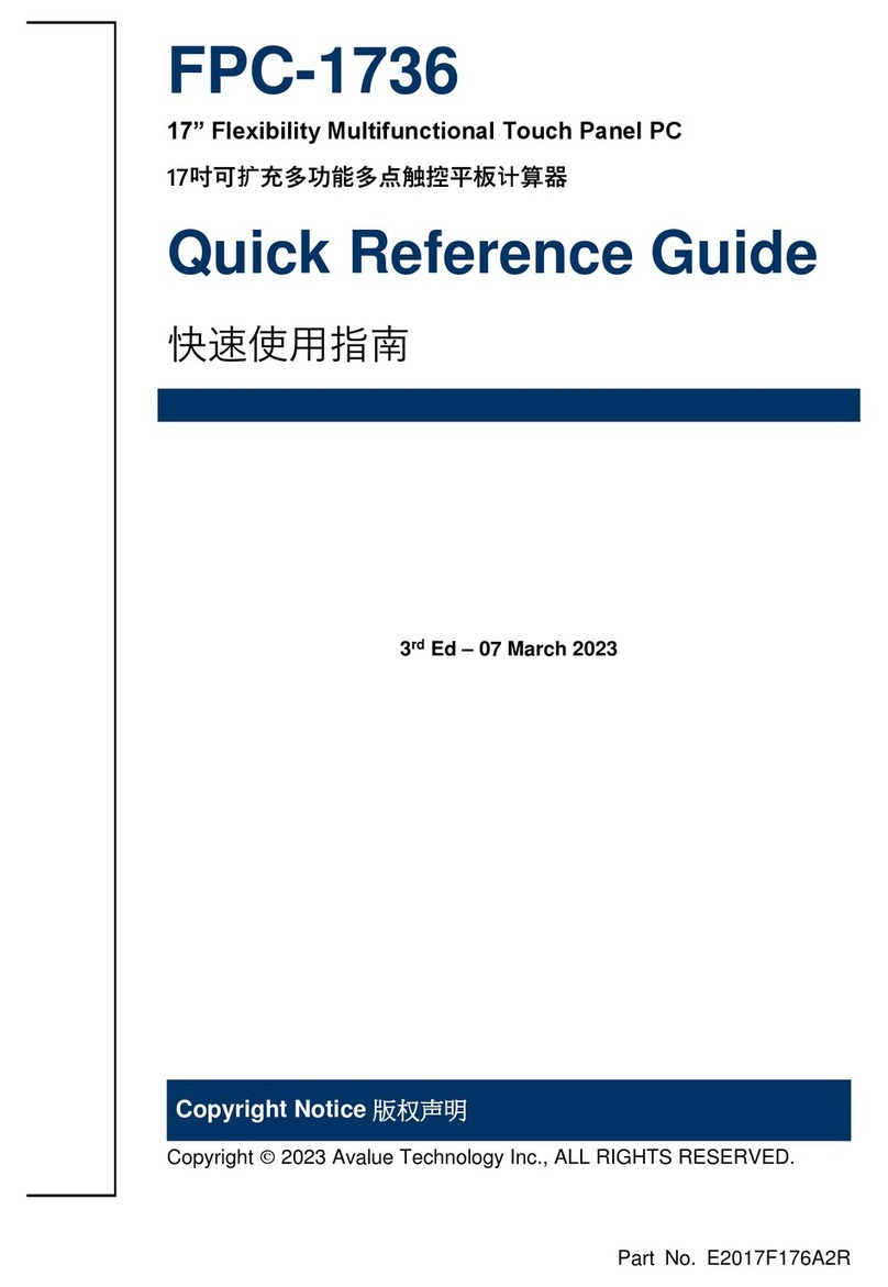 Avalue Technology FPC-1736 User manual