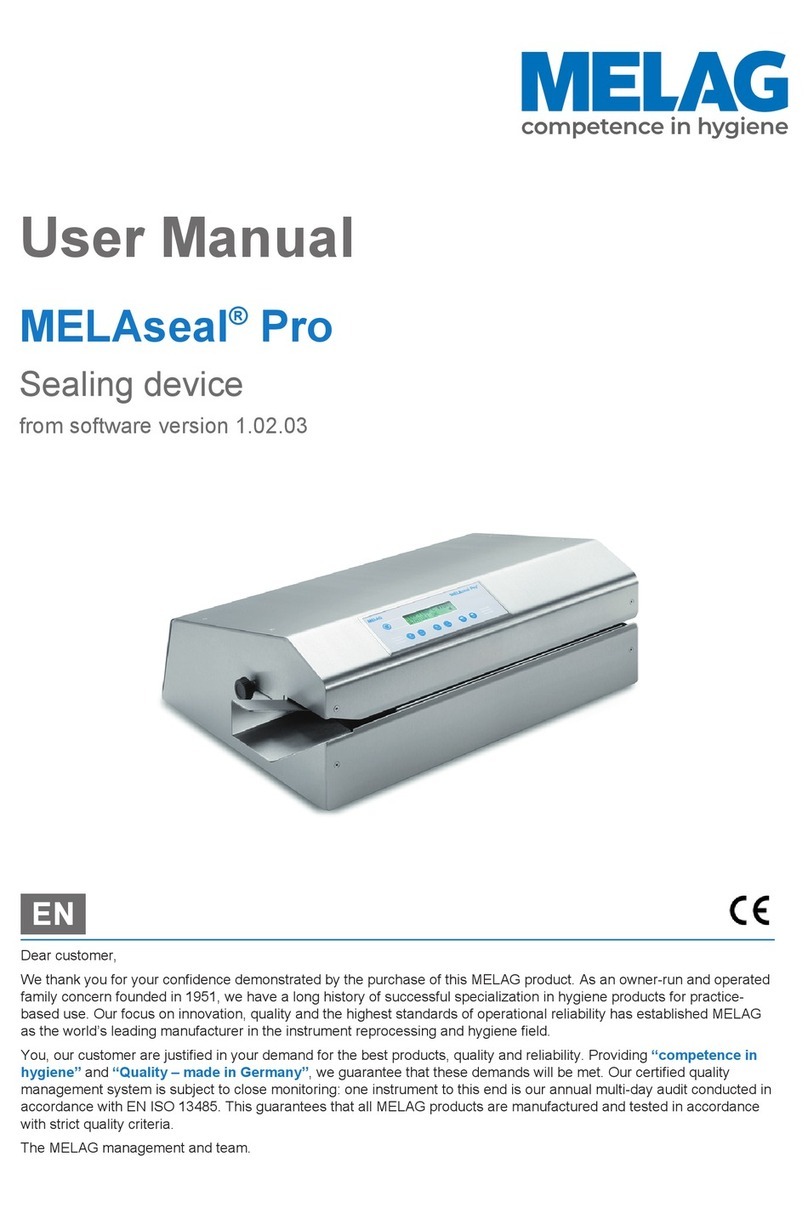 MELAG MELAseal Pro user manual MELAG MELAseal Pro user manual