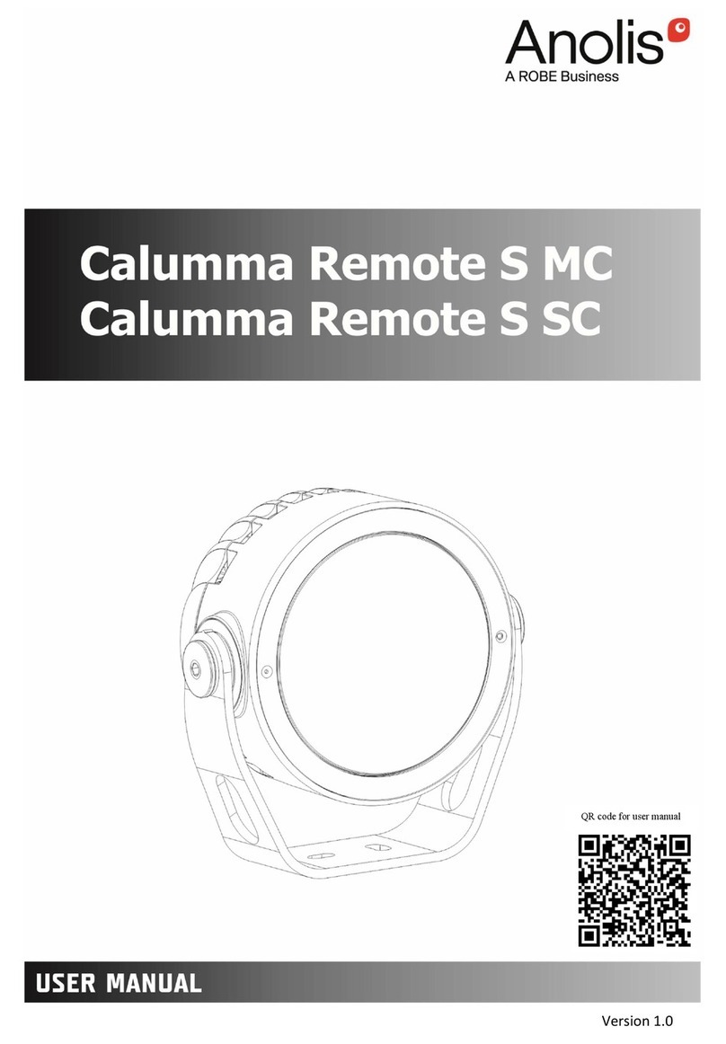 Robe Anolis Calumma S MC user manual