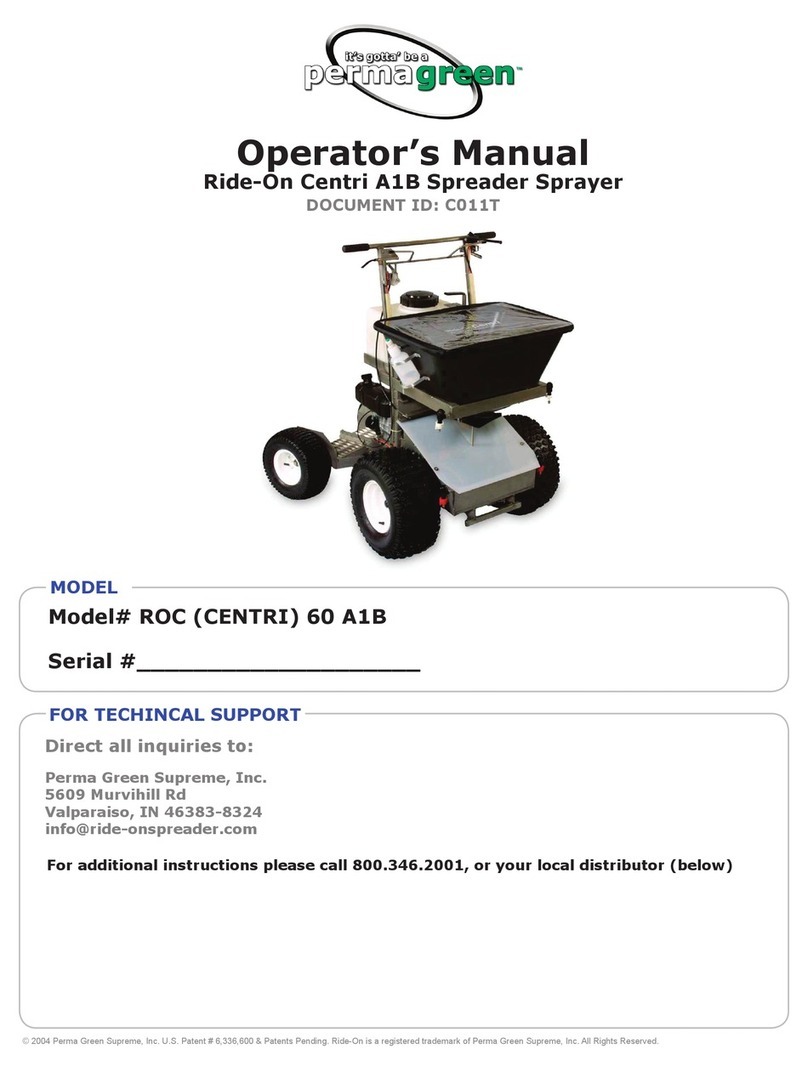 PermaGreen Supreme Centri 60 A1B Operator's manual