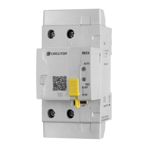 Circutor REC 4 User manual