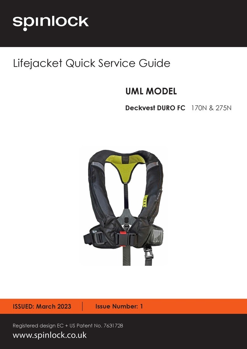 Spinlock Deckvest DURO FC 170N User manual