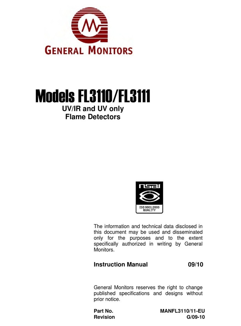 General Monitors FL3110 instruction manual