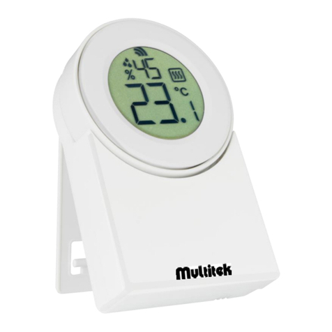 Multitek RF Room Thermostat user manual