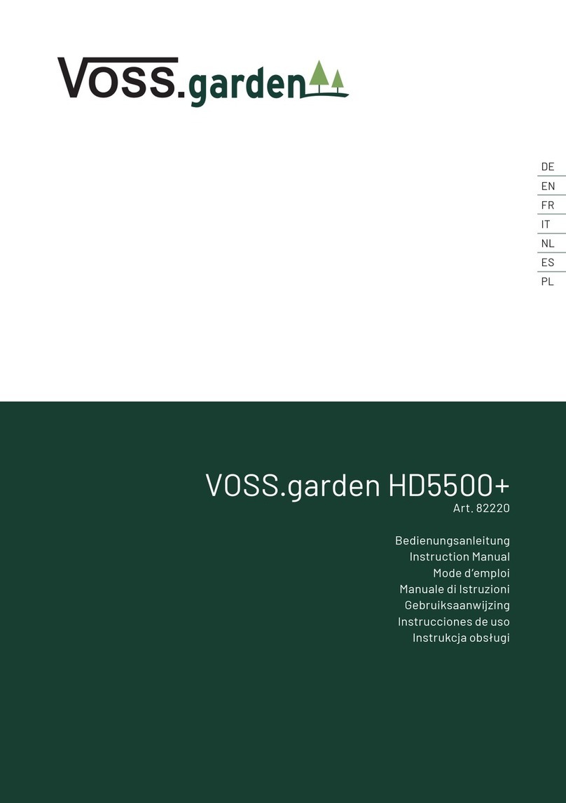 VOSS.garden HD5500+ instruction manual