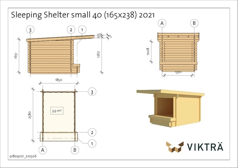 VIKTRA Sleeping Shelter small 40 manual VIKTRA Sleeping Shelter small 40 manual