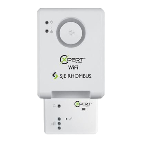 SJE Rhombus Xpert Alert User manual