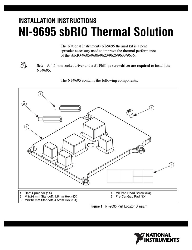 National Instruments NI-9695 installation instructions