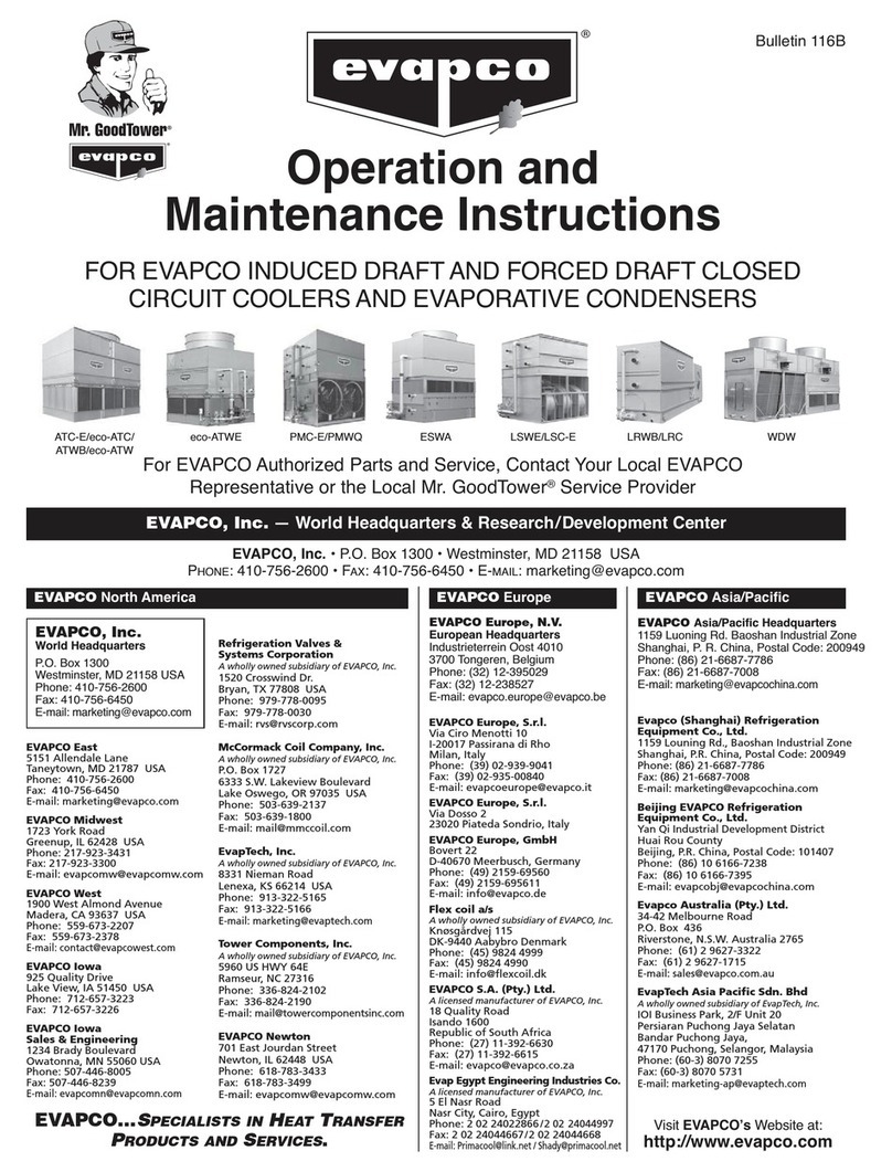 EVAPCO ATC-E Manual
