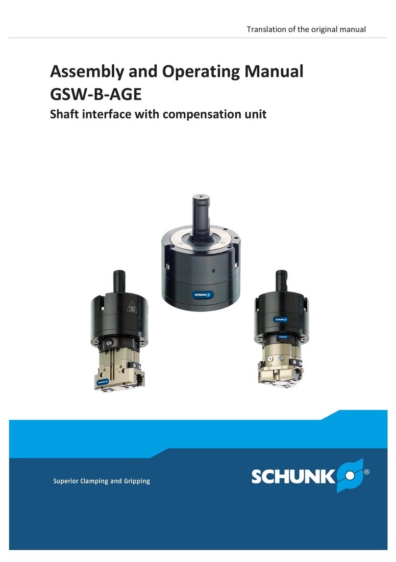 SCHUNK GSW-B-AGE User instructions