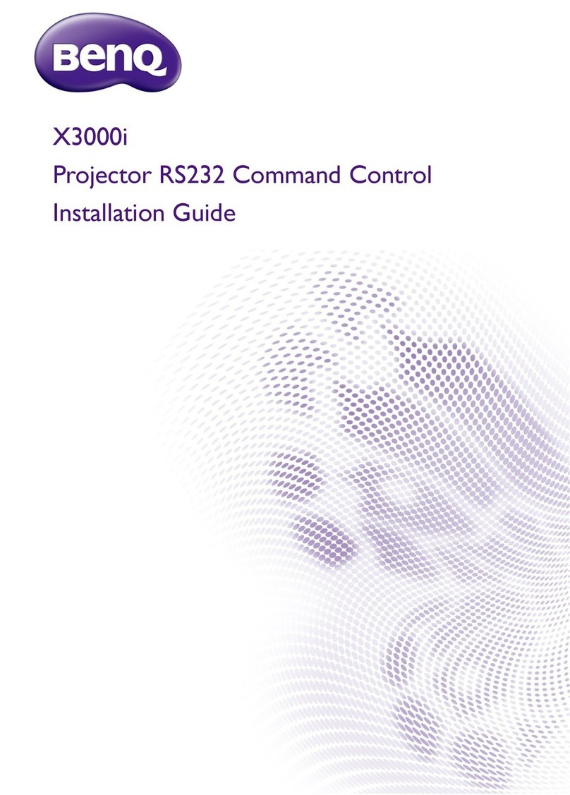 BenQ X3000i installation guide