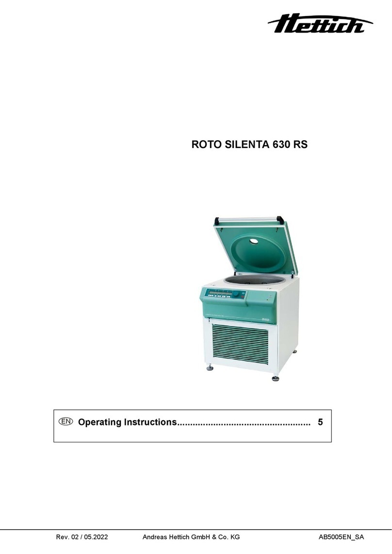 Hettich ROTO SILENTA 630 RS User manual