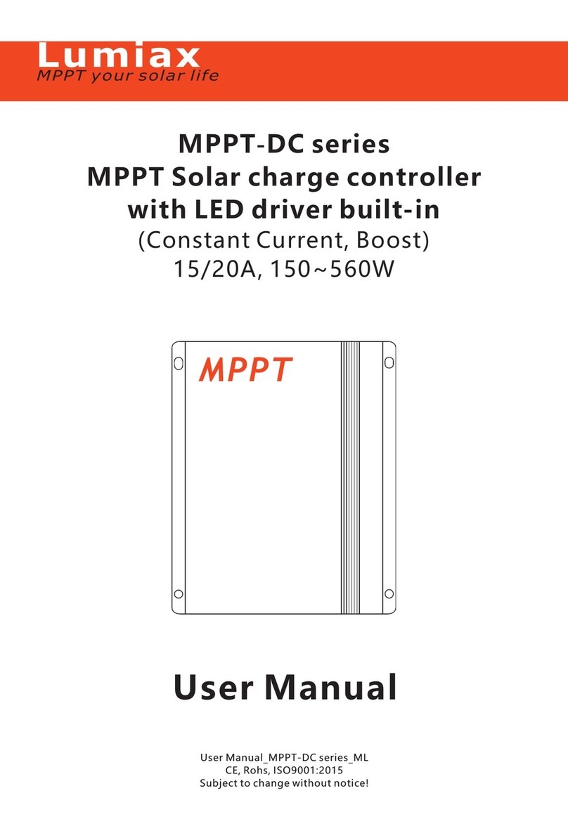 Lumiax MPPT-DC Series user manual