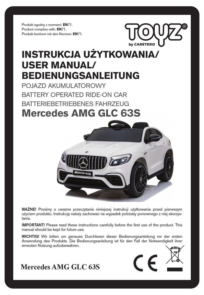 Caretero toyz Mercedes AMG GLC 63S user manual