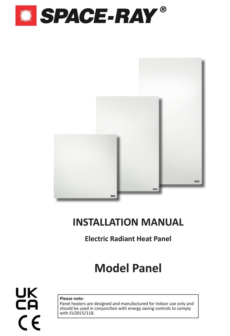 Space-Ray 600 User manual