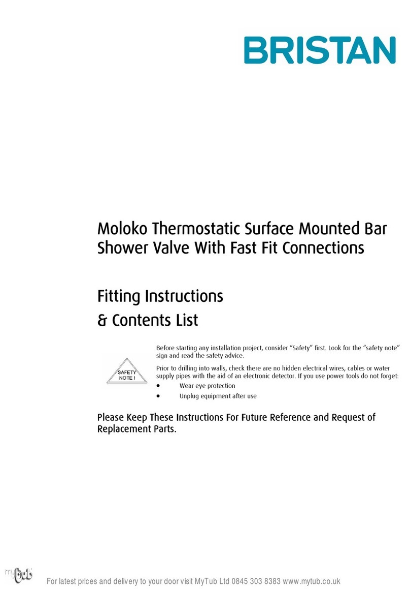 Bristan Moloko User manual