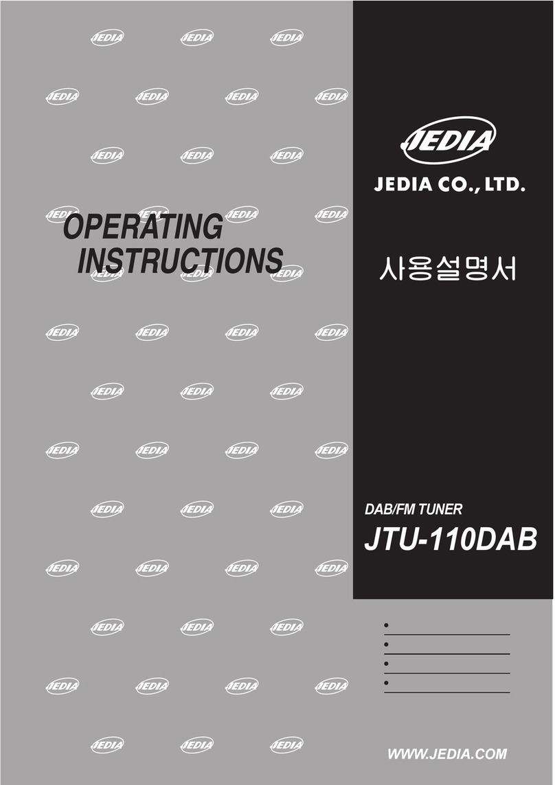 Jedia JTU-110DAB operating instructions