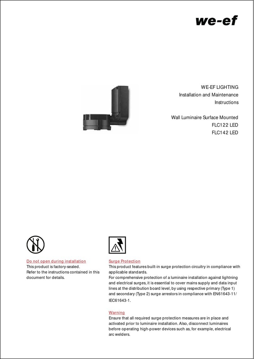 WE-EF FLC122 LED Installation and maintenance instructions