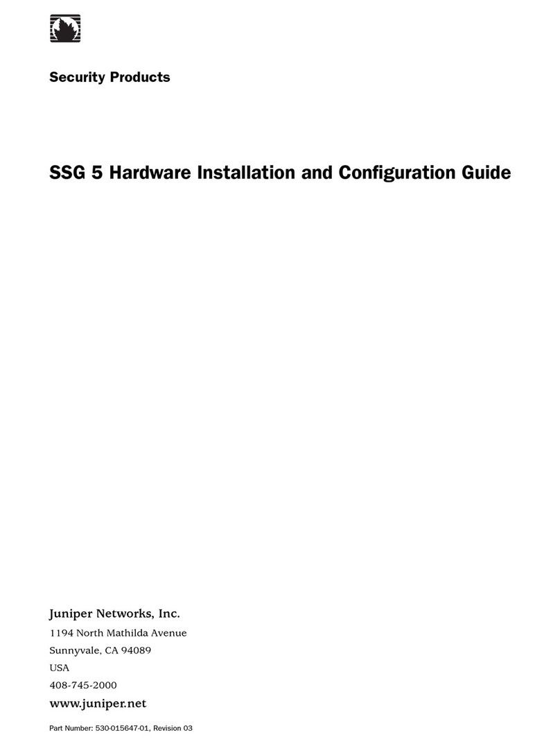 Juniper SSG5 Manual Juniper SSG5 Manual