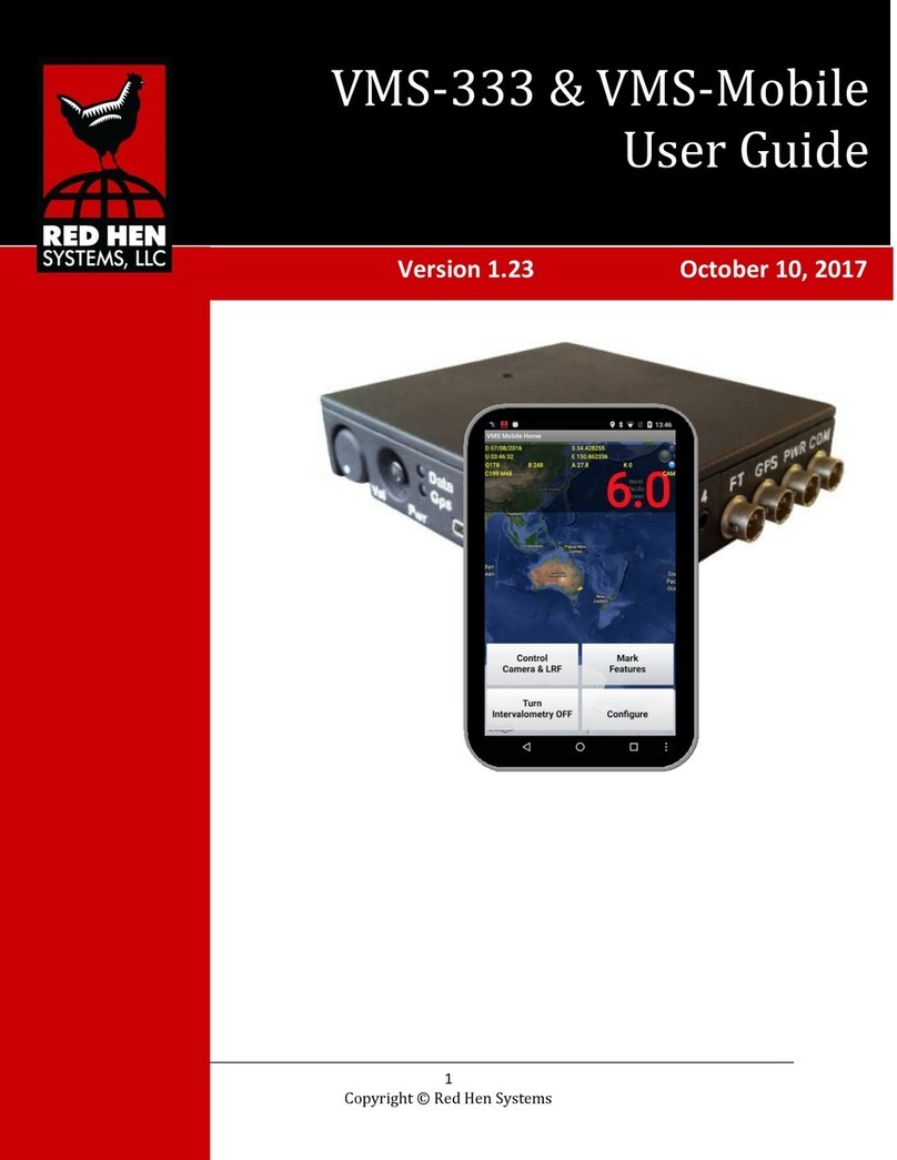 Red Hen Systems VMS-333 User manual