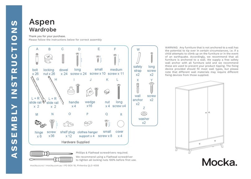 Mocka Aspen Assembly instructions