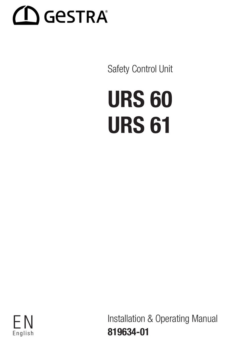 GESTRA URS 60 Installation & operating manual