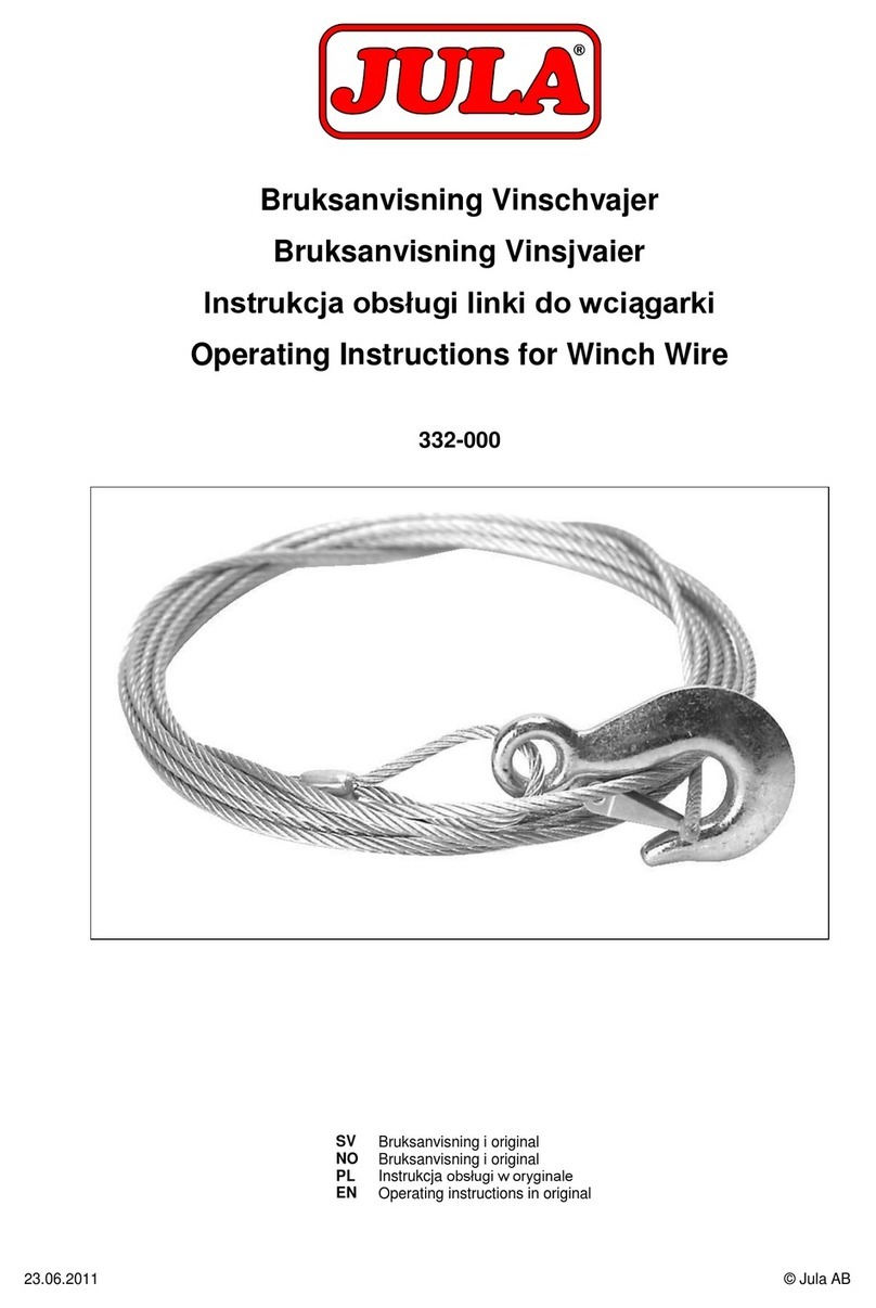 Jula 332-000 operating instructions