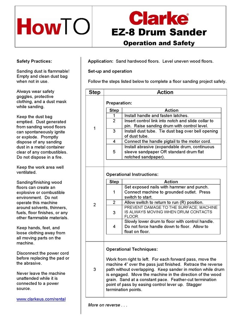 Clarke EZ-8 Installation and operating manual