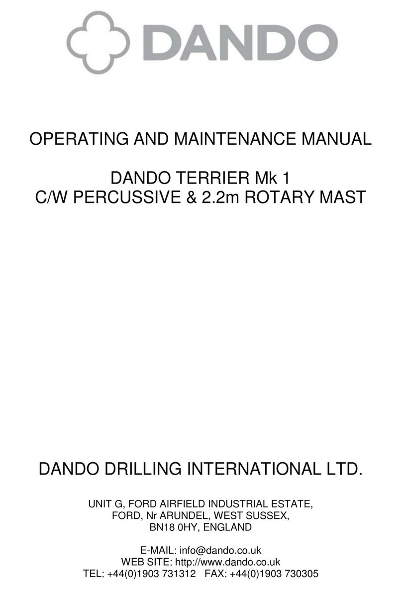 Dando TERRIER Mk 1 Operating and maintenance manual