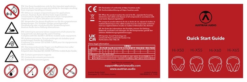 Austrian Audio Hi-X50 quick start guide