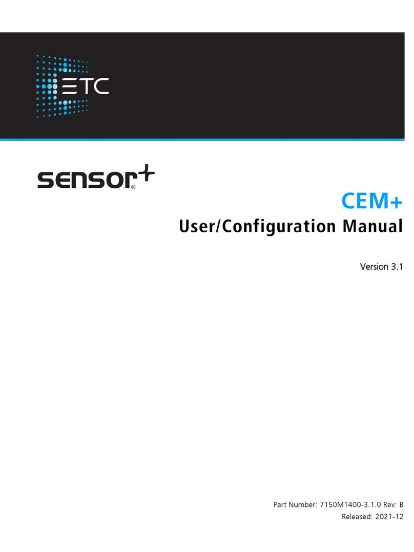ETC sensor+ CEM+ User manual