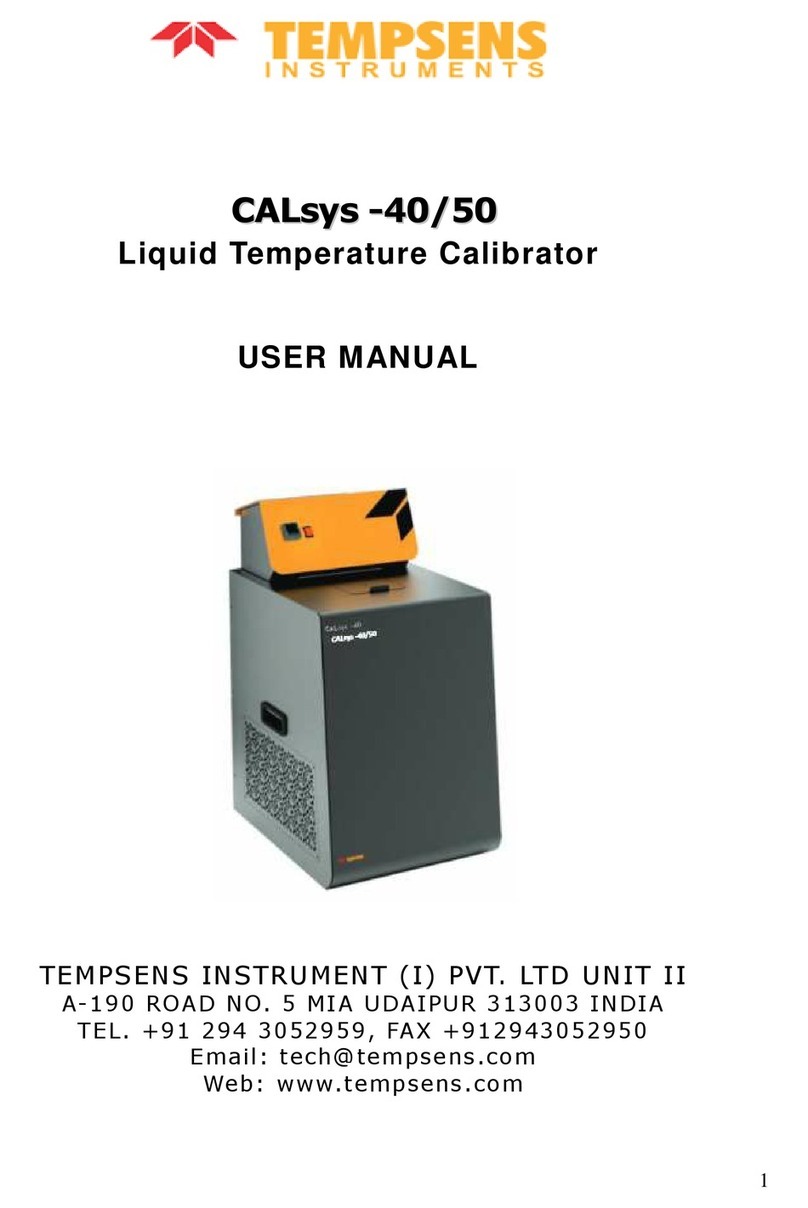 Tempsens CALsys-40 user manual