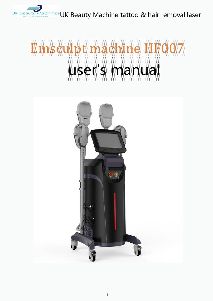 UK Beauty Machines HF007 user manual