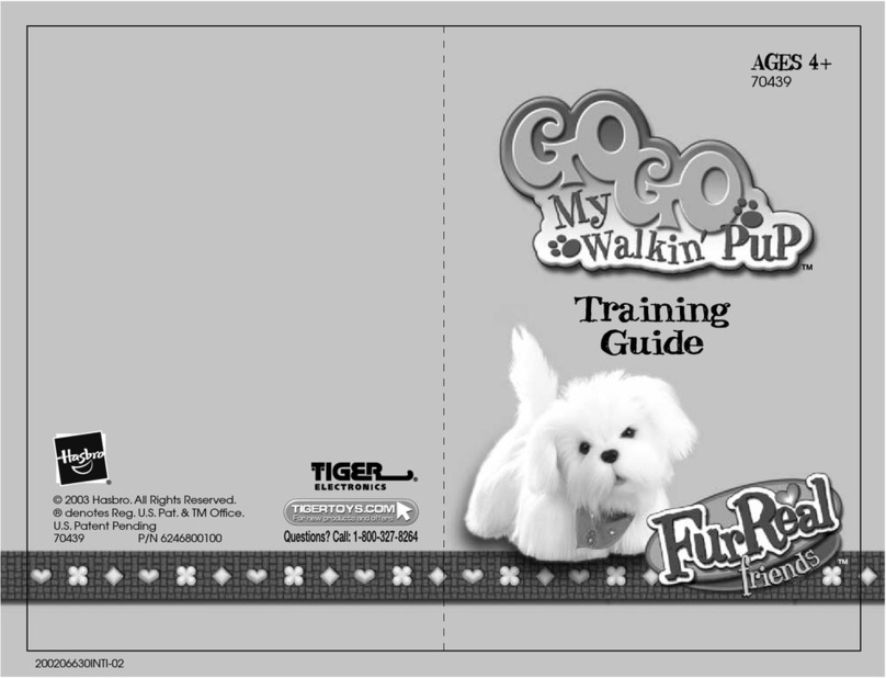 Hasbro FurReal friends GOGO My Walking Pup Training guide Hasbro FurReal friends GOGO My Walking Pup Training guide
