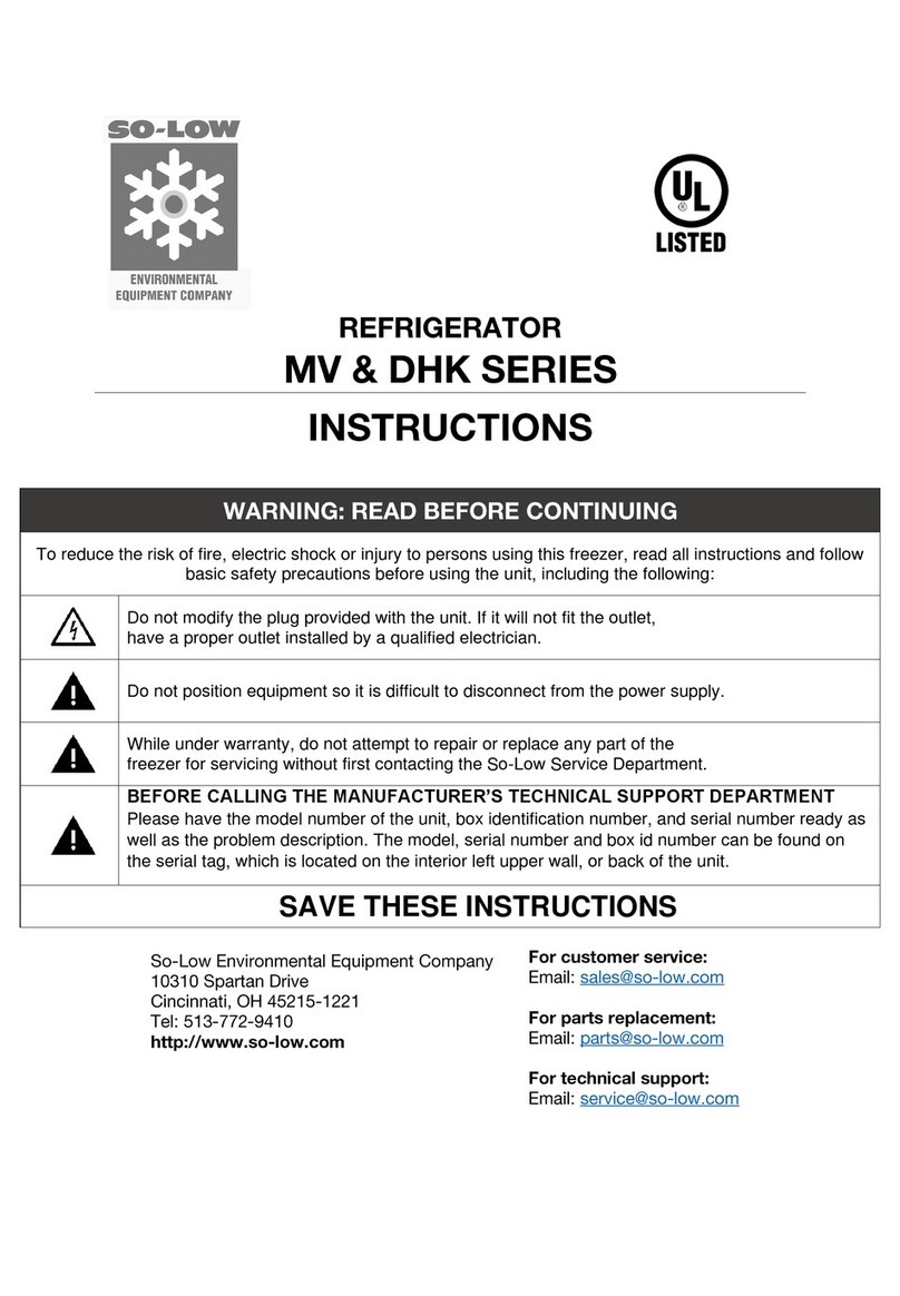SO-LOW MV Series instructions
