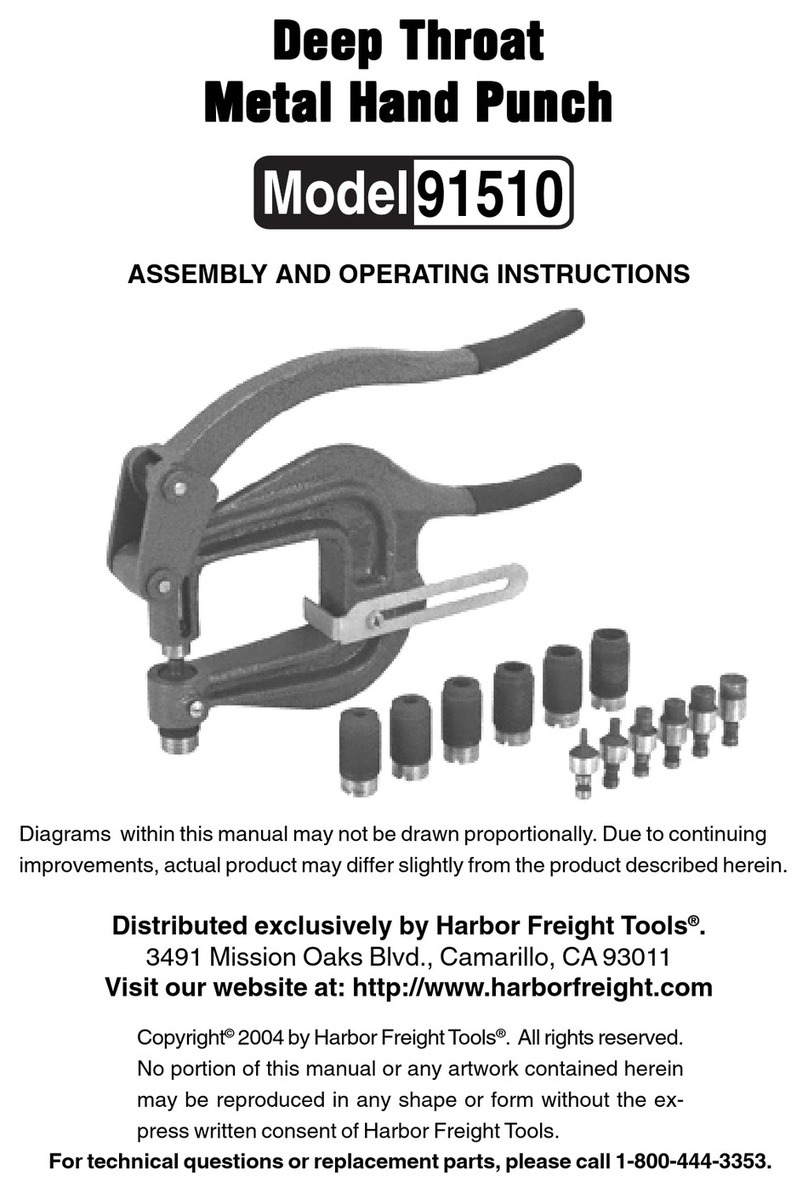 Harbor Freight Tools 91510 User manual