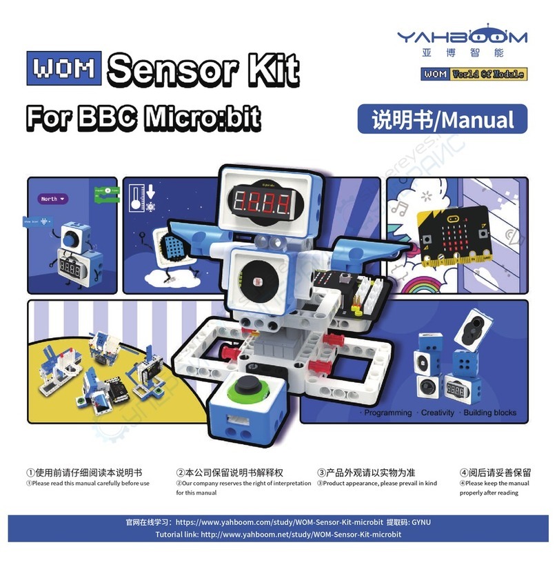 YahBoom WOM Sensor Kit For BBC Micro:bit manual