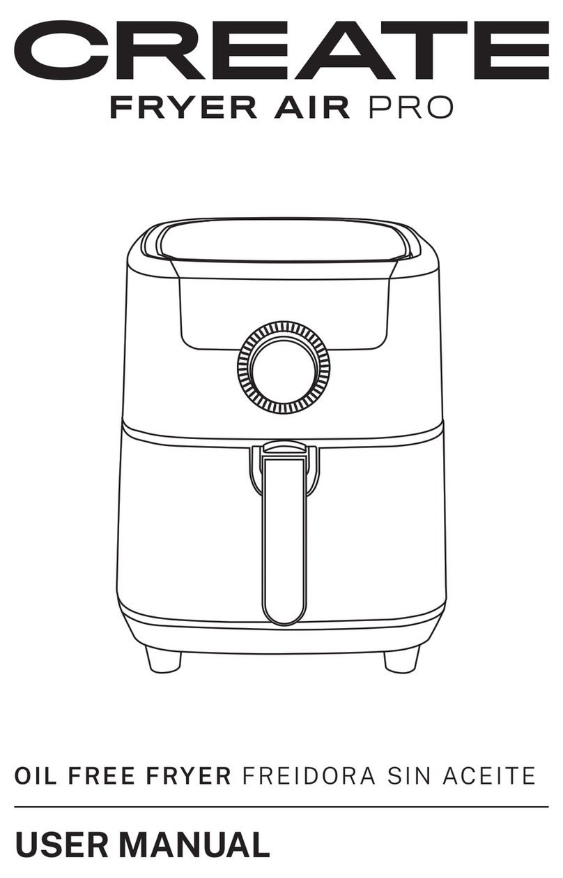 Create FRYER AIR PRO user manual