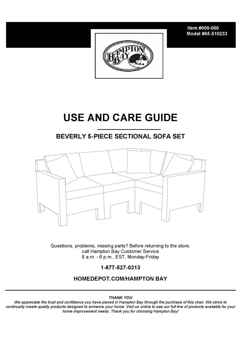 HAMPTON BAY BEVERLY 65-510233 User manual