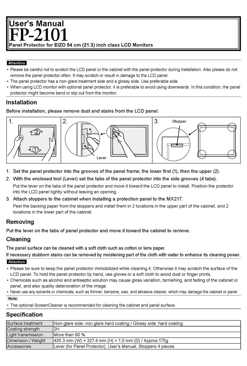 Eizo FP-2101 user manual
