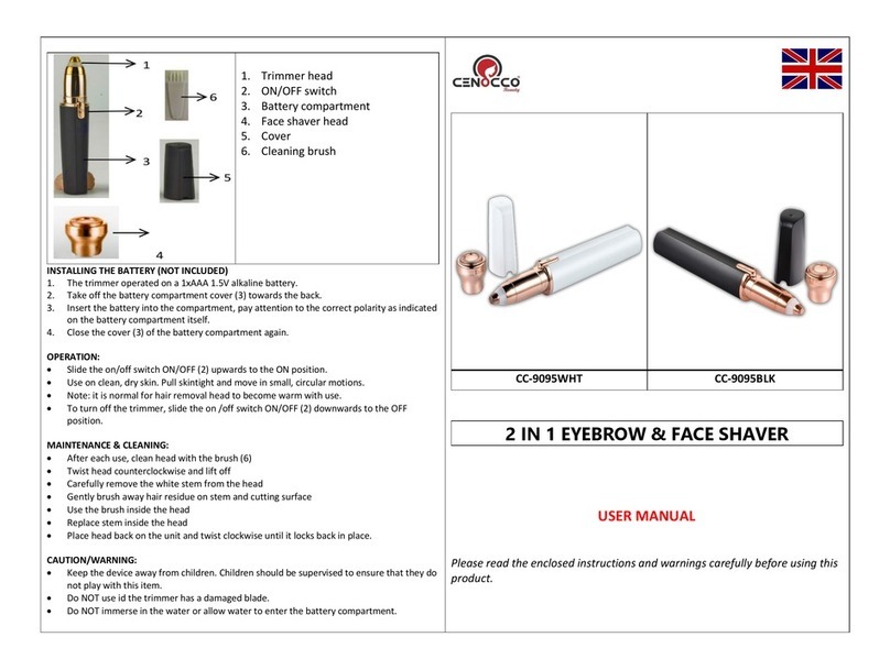 Cenocco CC-9095WHT user manual