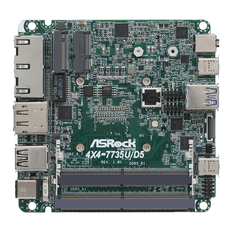 ASRock Industrial 4X4-7735U/D5 User manual
