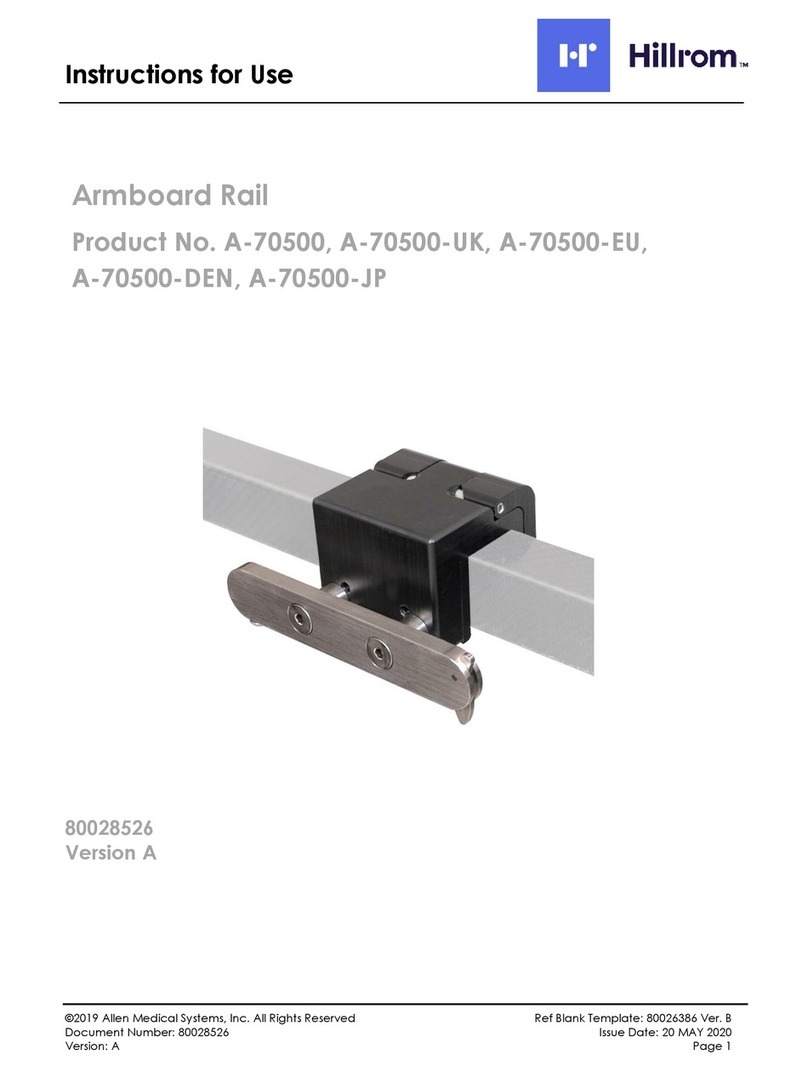 Hillrom A-70500 Instructions for use